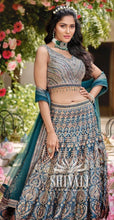 Boutique collection - Emerald green vidhi Lehenga