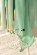 Niks collection: pastel green anarkali