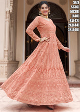 Janisha - readymade peach anarkali