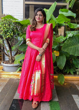 Rani pink ready to wear gown