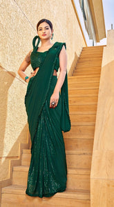 Ready to wear sequin sarees
