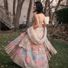 Floral sequins Lehenga