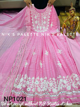 Niks collection: baby pink anarkali