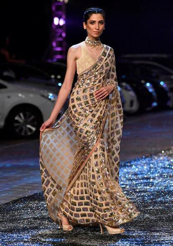 Fancy trending box sequins sarees