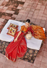 Soft patola silk weaving saree