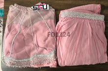 S4u - baby pink Lehenga cape style