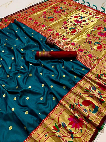 Polka kanchipuram peacock sarees