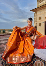 Soft patola silk weaving saree