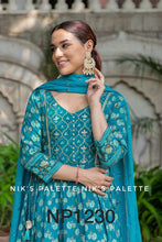 Maslin silk anarkali gown readymade