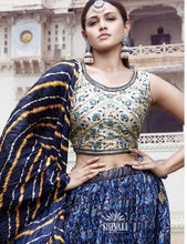 Bandhani style Lehenga - readymade