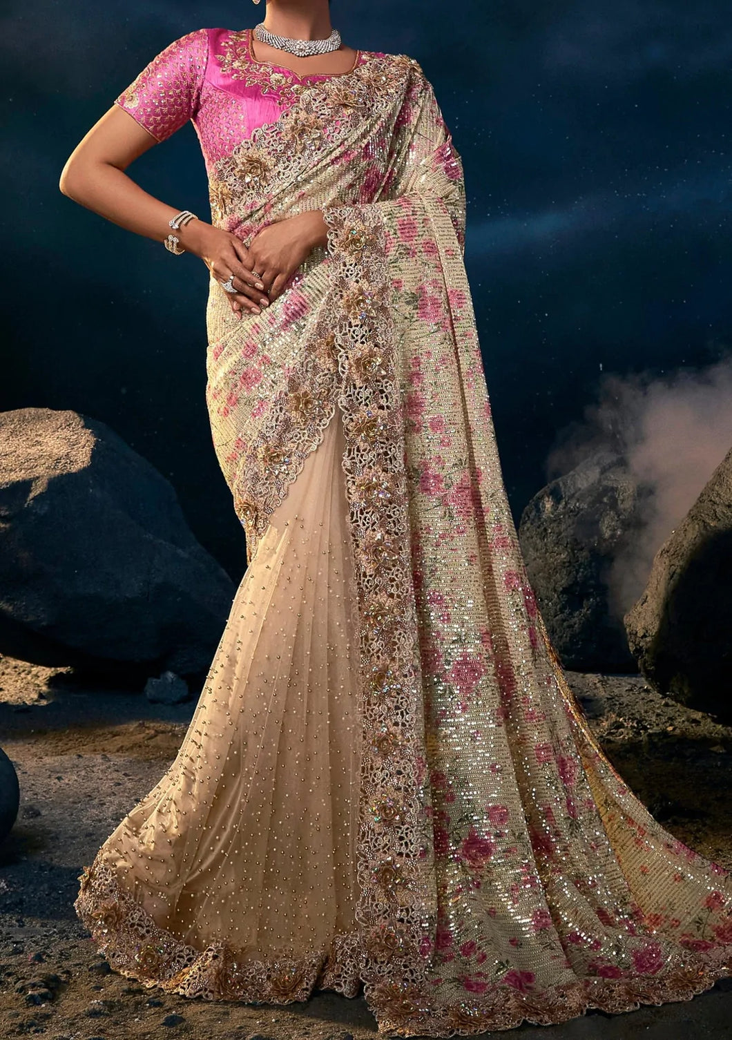 Swarovski vol 2 saree collection