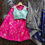 Banarasi floral Lehenga