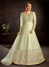 Safeena vol 2 - pista green anarkali