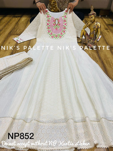 Niks collection: anarkali also plus size