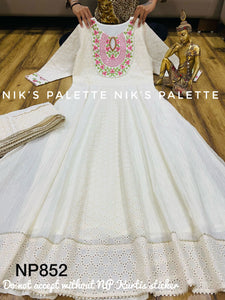 Niks collection: anarkali also plus size