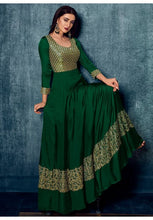 Barfi collection - Bottle green gown