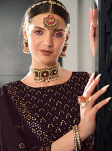 Misha - Purple Lehenga