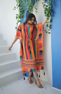 Sabyasachi inspired multicoloured Kaftaans