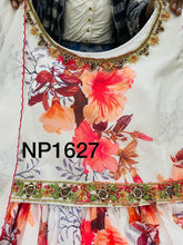 Niks collection: floral anarkali