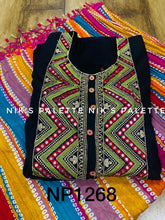 Niks collection: chanderi silk anarkali