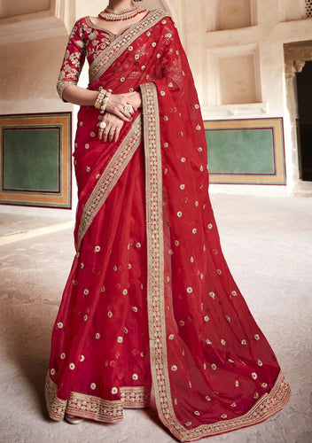 Ari Sarees - Red