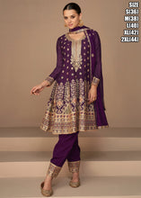 Janisha - readymade fusion style long top in aubergine