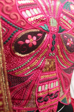 Misha collection - shaded deep pink sequins Lehenga