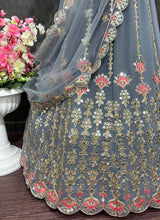 Bollywood touch of grey Lehenga