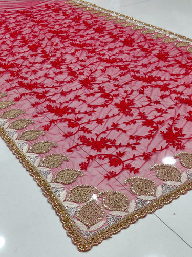 Sabyasachi inspired net stone saree