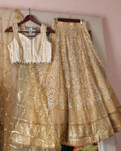 Gold sequins Lehenga