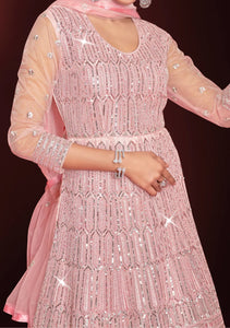 Safeena vol 3 - pink anarkali