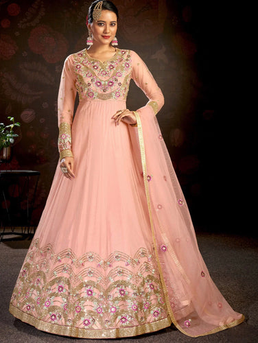 Safeena vol 2 - light pink anarkali