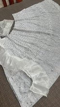 White and silver Lehenga