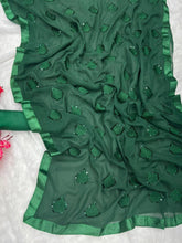 Partywear diamond sarees in lots of colours