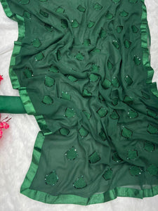 Partywear diamond sarees in lots of colours