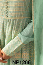 Niks collection: pastel green anarkali