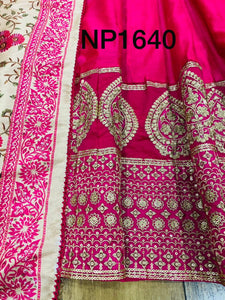 Niks collection - pink silk anarkali