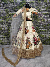 Floral and sequins Lehenga