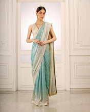 Bollywood shaded sequins saree