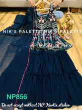 Niks collection- peplum style partywear sharara