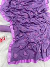 Partywear diamond sarees in lots of colours