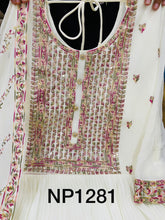 Niks collection: georgette pleated anarkali