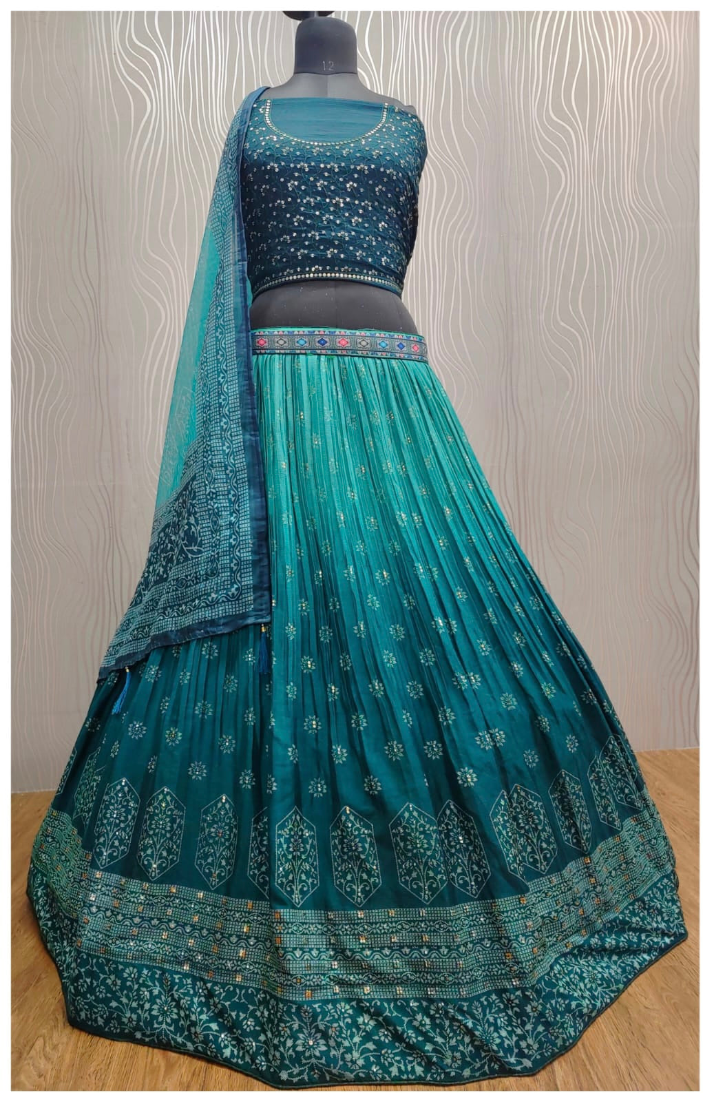 Keya Lehengas - Shaded georgette Lehengas