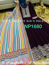 Niks collection - dark aubergine gown (also plus size)