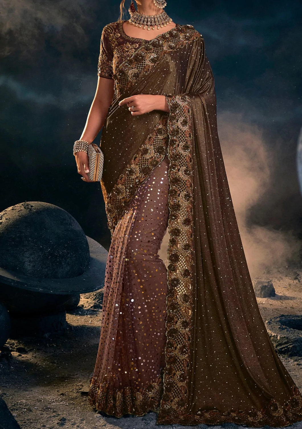 Swarovski vol 2 saree collection