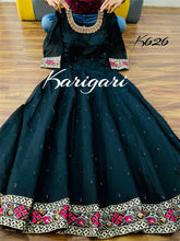 Karigari collection: black embellished anarkali