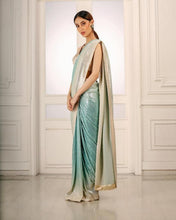 Bollywood shaded sequins saree
