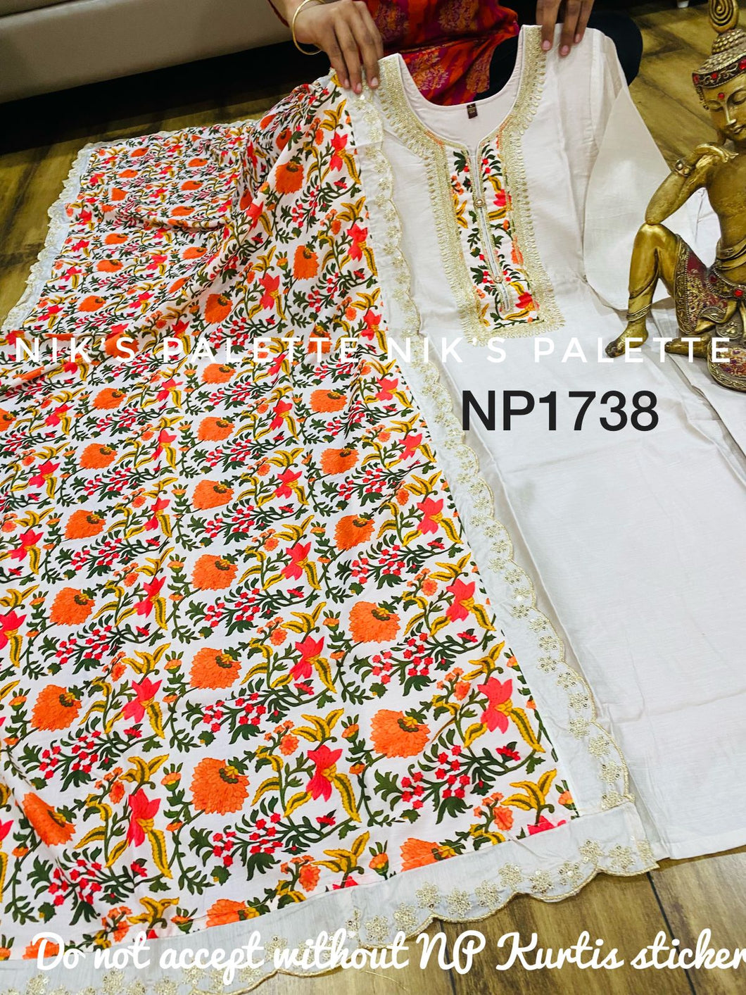 Niks collection - muslin silk kurta