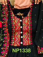 Niks collection: black tiered gown style