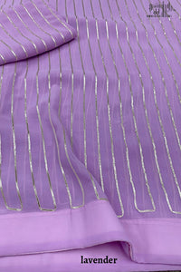 Raas saree with gotta work